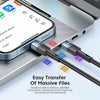 100W USB Type-C to USB-C Fast Charging Cable, 3M Length, Compatible with MacBook, Samsung, and Xiaomi