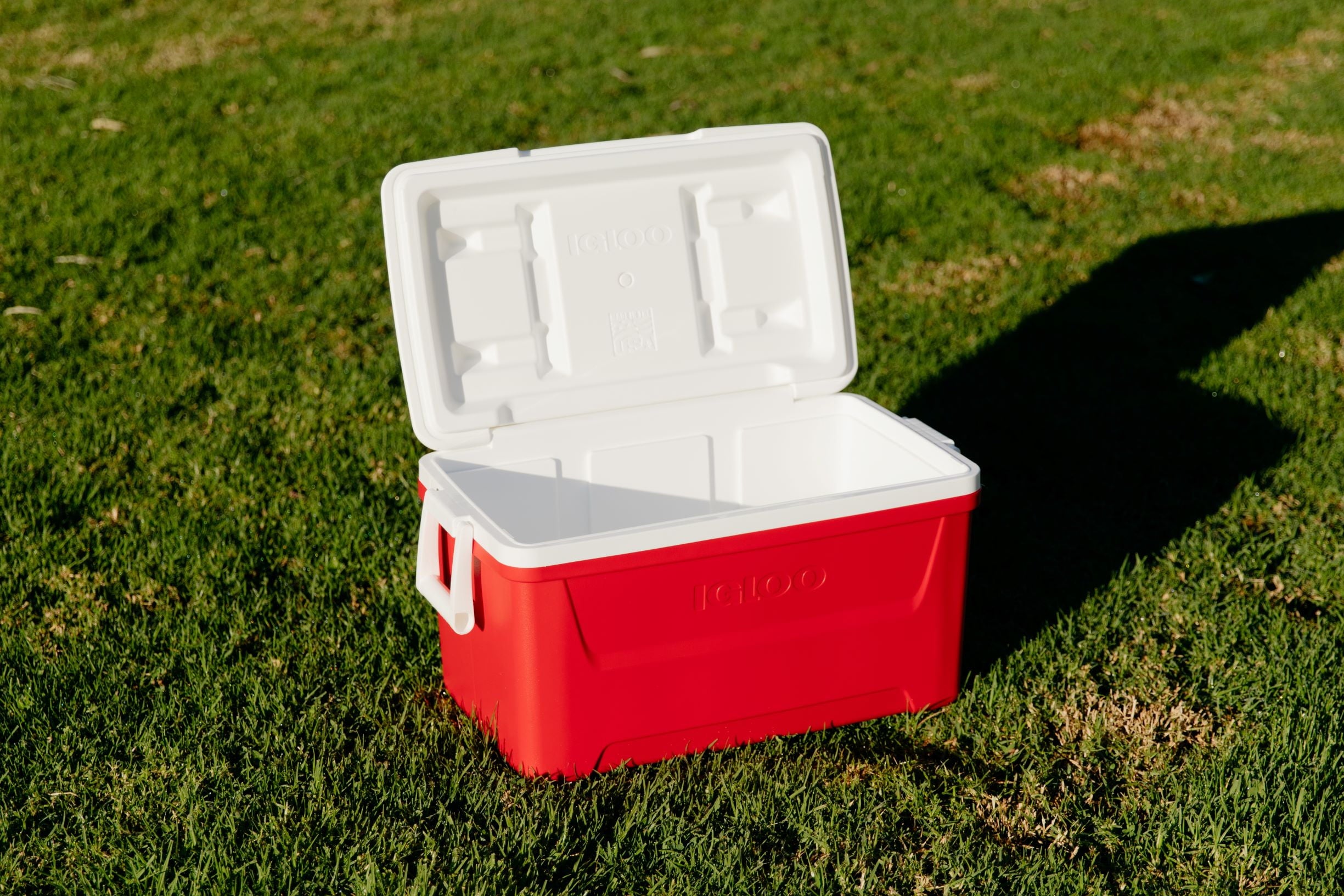 48 QT Laguna Ice Chest Cooler, Red - CommunityRateLLC