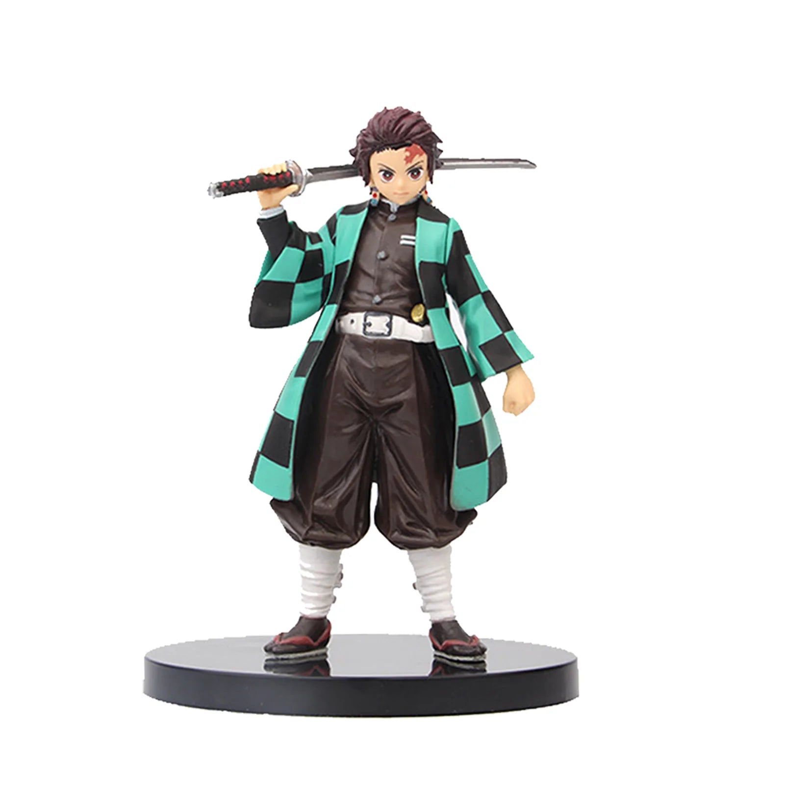 Anime Demon Slayer Action Figures - Kamado Tanjirou, Nezuko, Zenitsu, and Inosuke PVC Model Collectibles