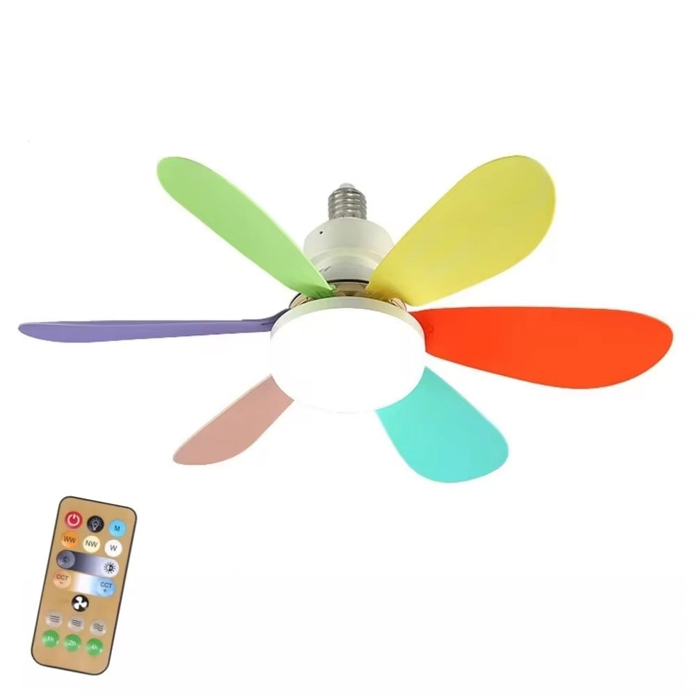 30W LED Ceiling Fan Light with Remote Control and Dimming Function, Ideal for Living Room and Study, 85-265V