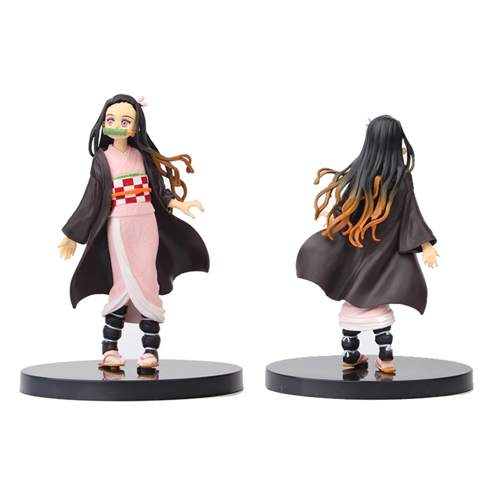 Anime Demon Slayer Action Figures - Kamado Tanjirou, Nezuko, Zenitsu, and Inosuke PVC Model Collectibles