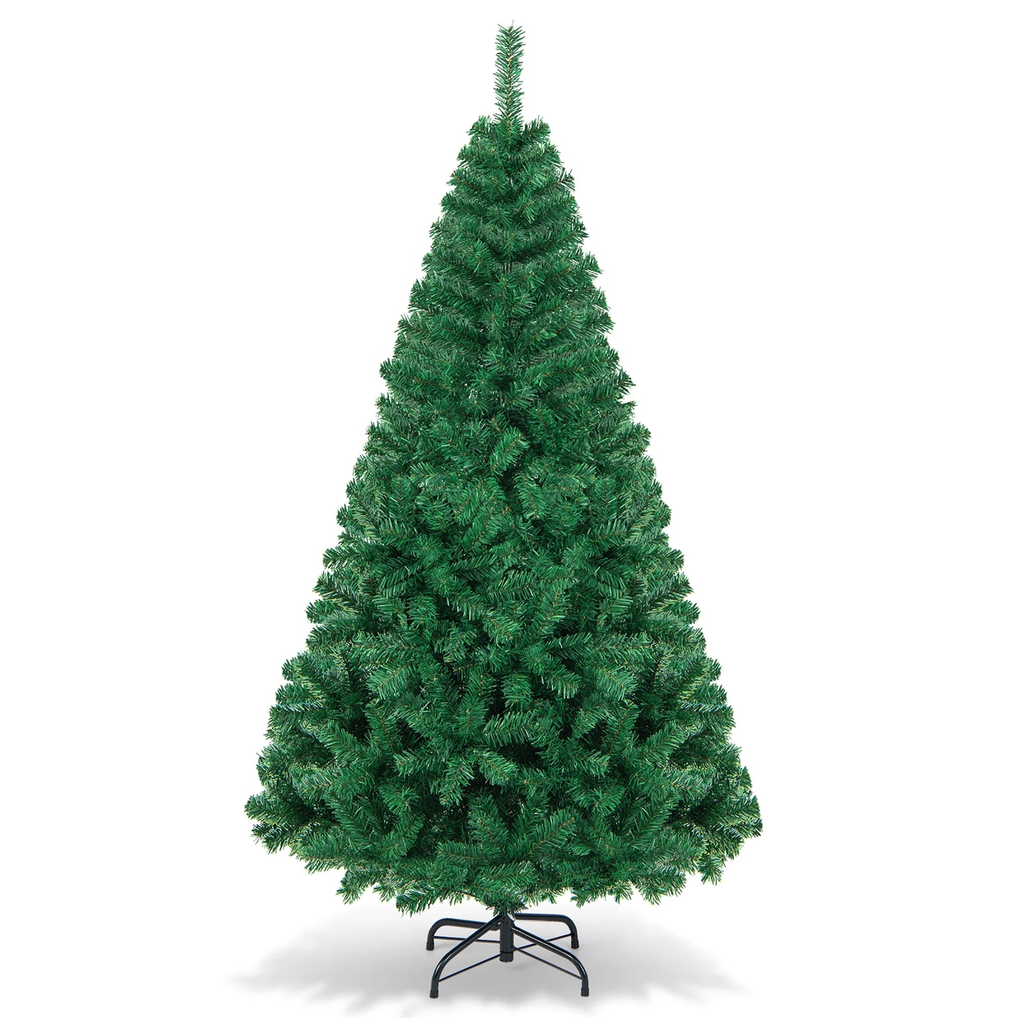 6-Foot Green PVC Artificial Christmas Tree for Indoor and Outdoor Use with Stand