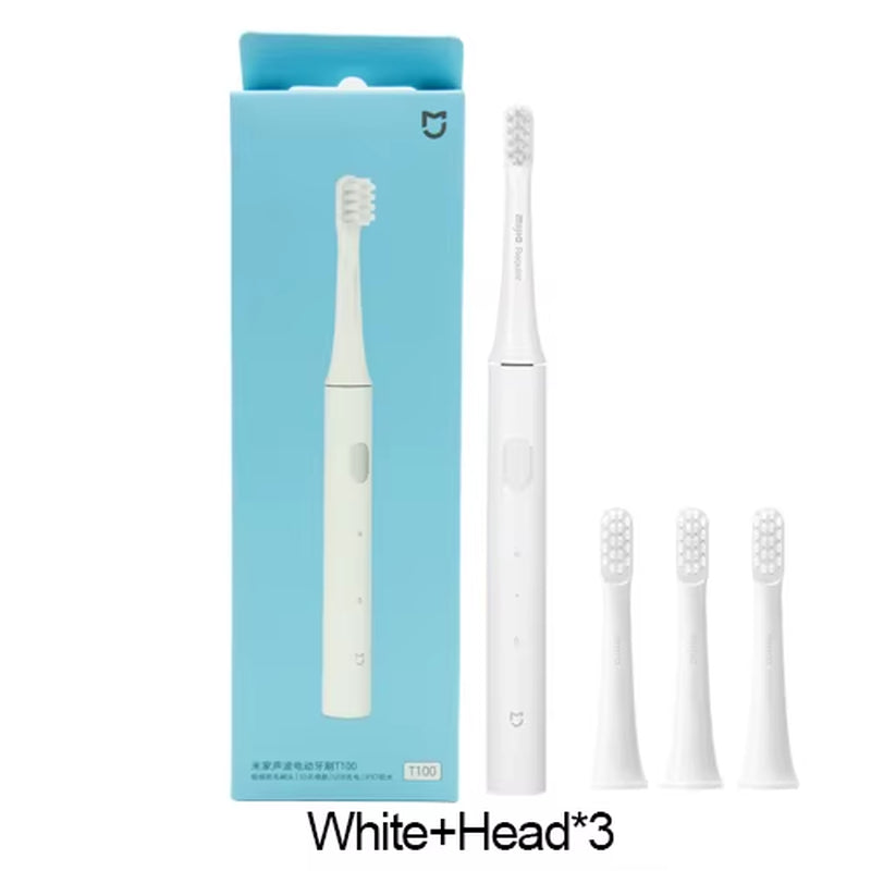 Mijia T100 Sonic Electric Toothbrush - Cordless, USB Rechargeable, Waterproof, Ultrasonic Automatic Design
