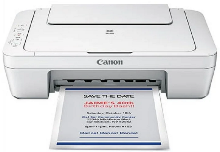 Canon PIXMA MG2522 wired all-in-one color inkjet printer with copier and scanner functions.