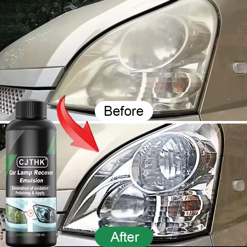 Car Headlight Restoration and Polishing Kit for Scratch Removal and Oxidation Elimination