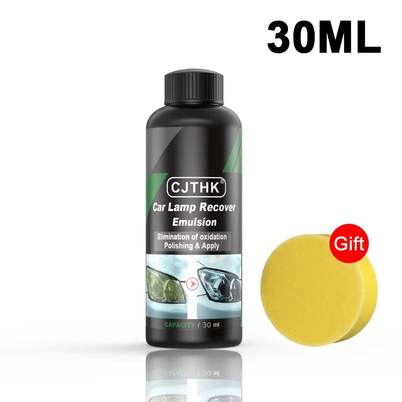 Car Headlight Restoration and Polishing Kit for Scratch Removal and Oxidation Elimination