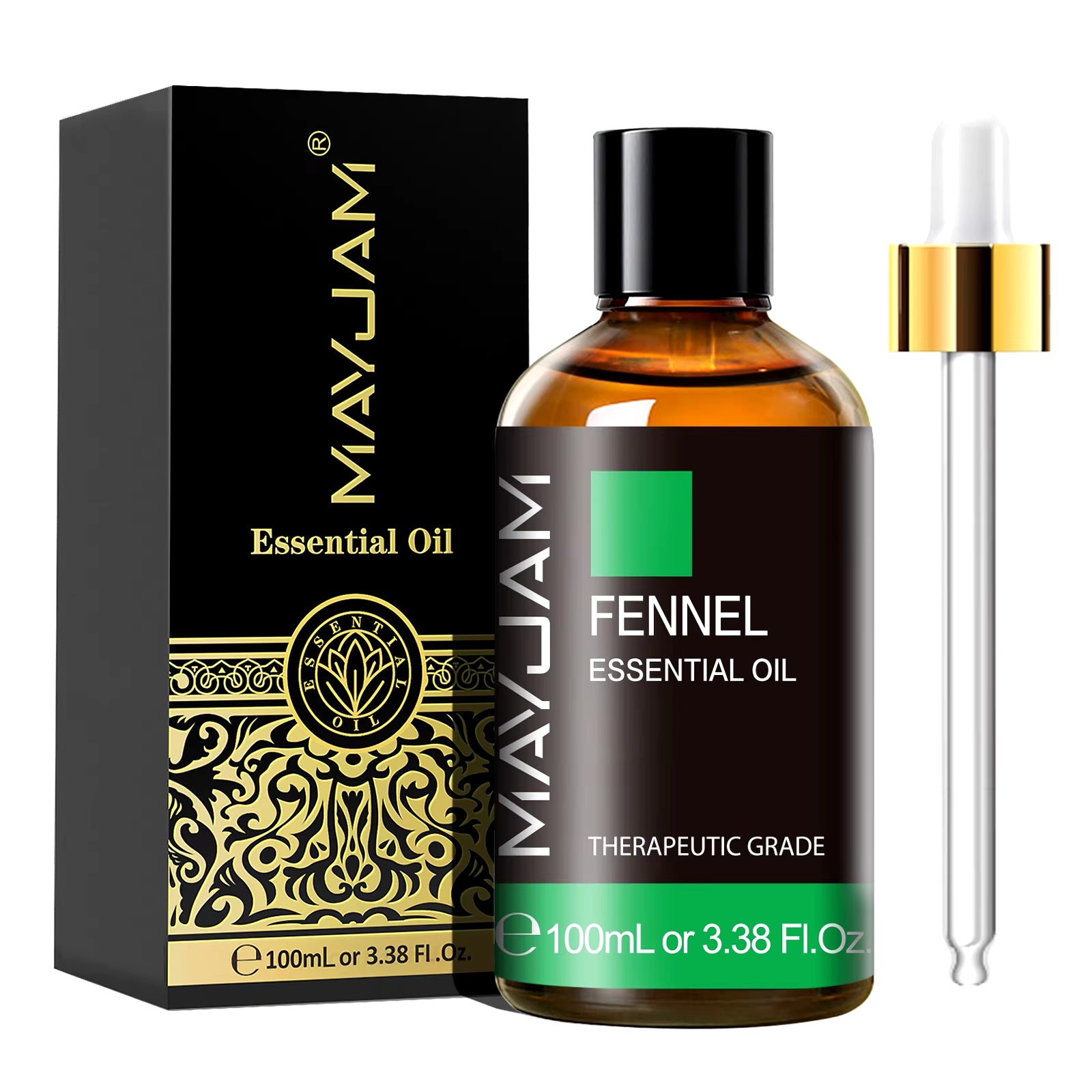 100ML Essential Oil with Dropper - Sandalwood, Lavender, Eucalyptus, and Vanilla Aromatherapy Oil for Humidifiers and Candle Burners