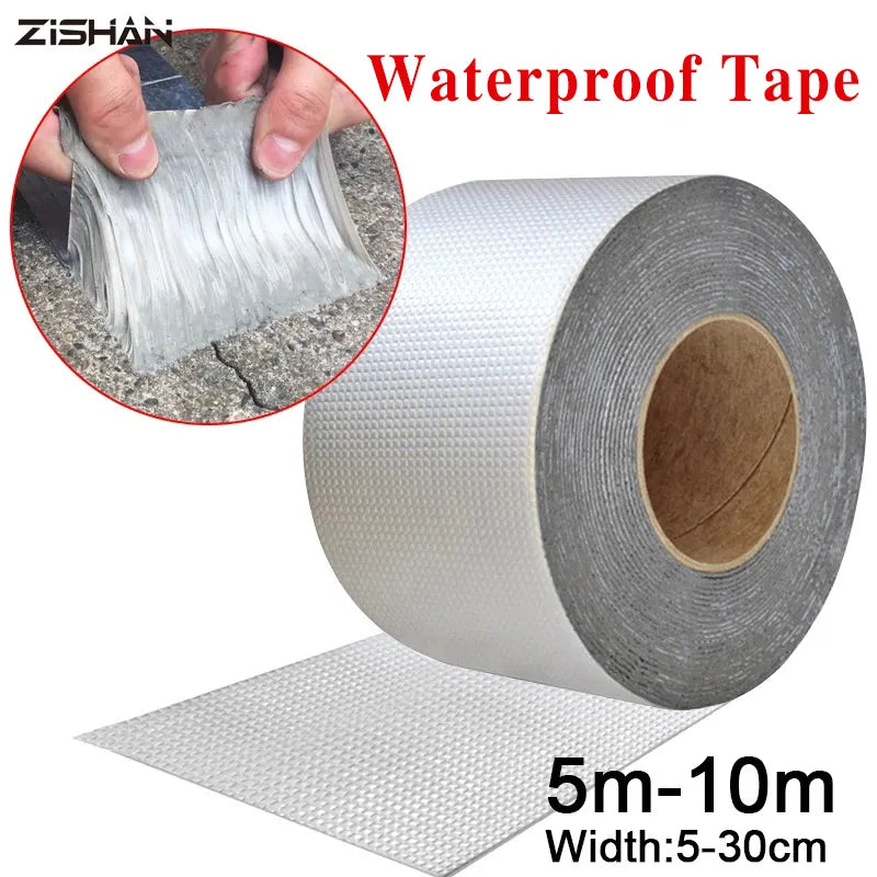 Premium Waterproof Aluminum Foil Butyl Tape for High-Temperature Resistance and Long-Lasting Sealing in Walls, Pools, Roofs, and Ducts