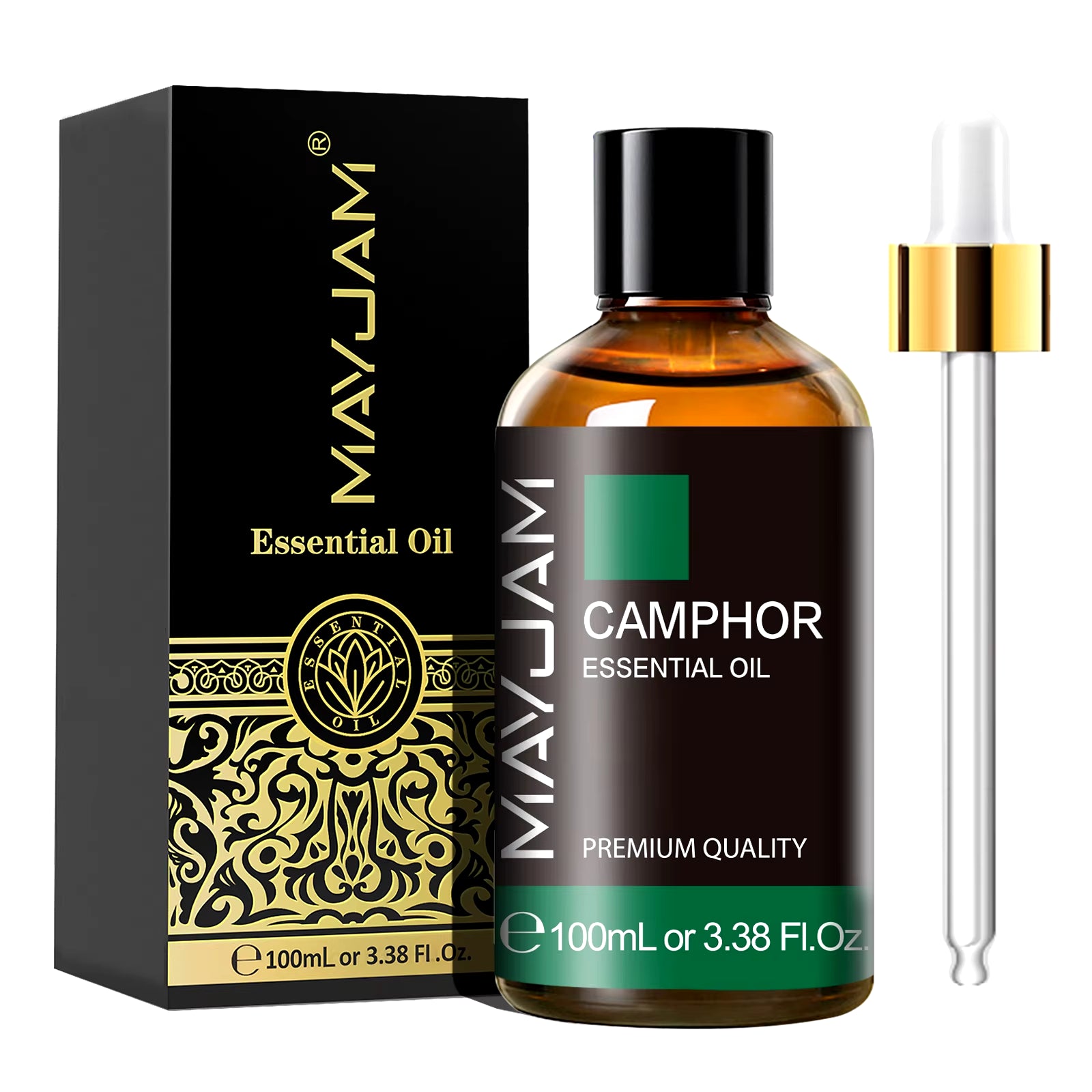 100ML Essential Oil with Dropper - Sandalwood, Lavender, Eucalyptus, and Vanilla Aromatherapy Oil for Humidifiers and Candle Burners