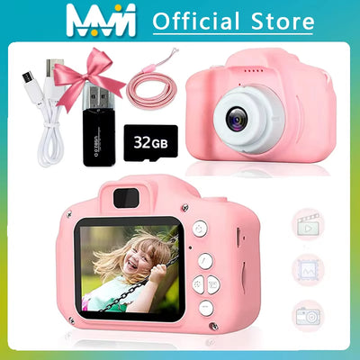 Children's Educational Digital Camera - 1080P Video Recording with Complimentary Gift for Girls - Ideal Birthday Present