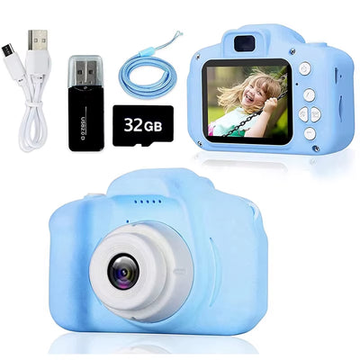 Children's Educational Digital Camera - 1080P Video Recording with Complimentary Gift for Girls - Ideal Birthday Present