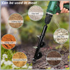 Drillforce Spiral Drill Bit for Garden Planters - Hex Shaft Auger Tool for Flower Bulb and Post Hole Digging