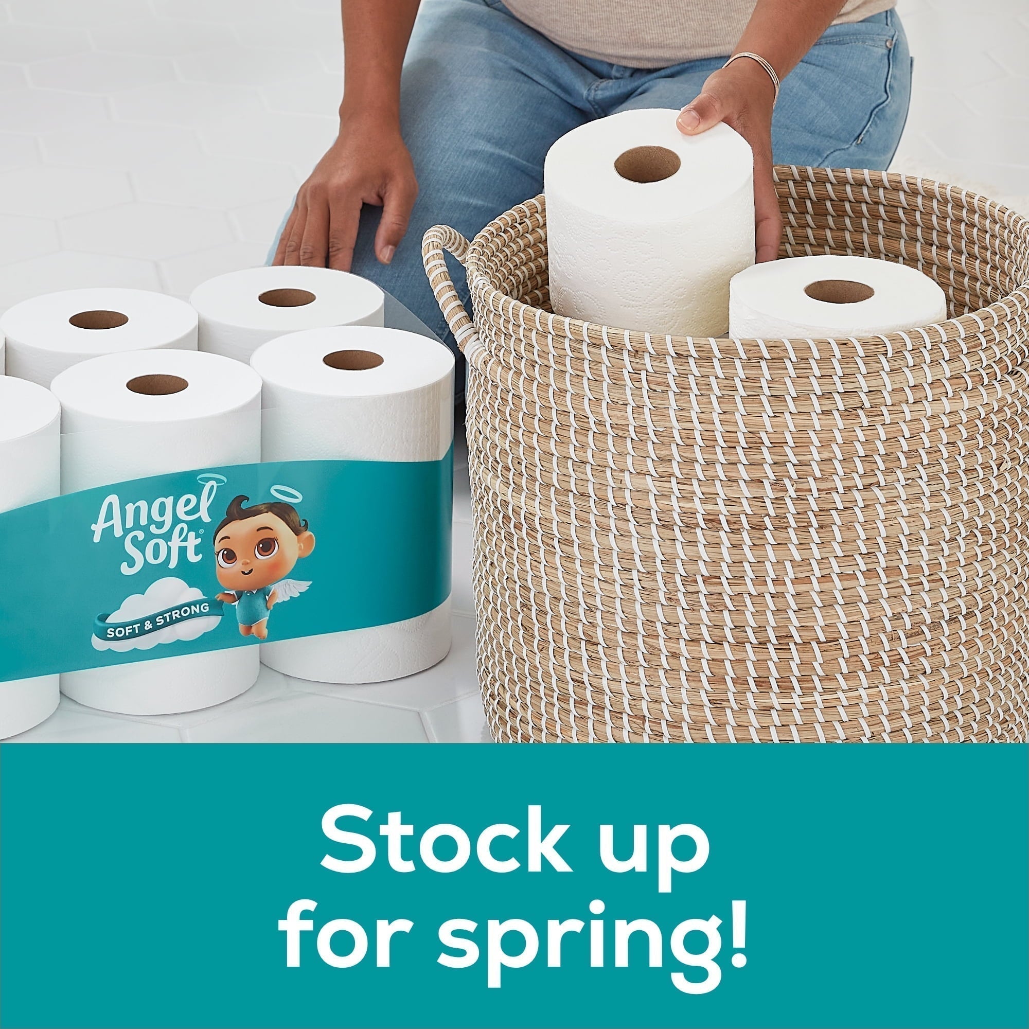 Toilet Paper, 24 Mega Rolls, Soft and Strong Toilet Tissue