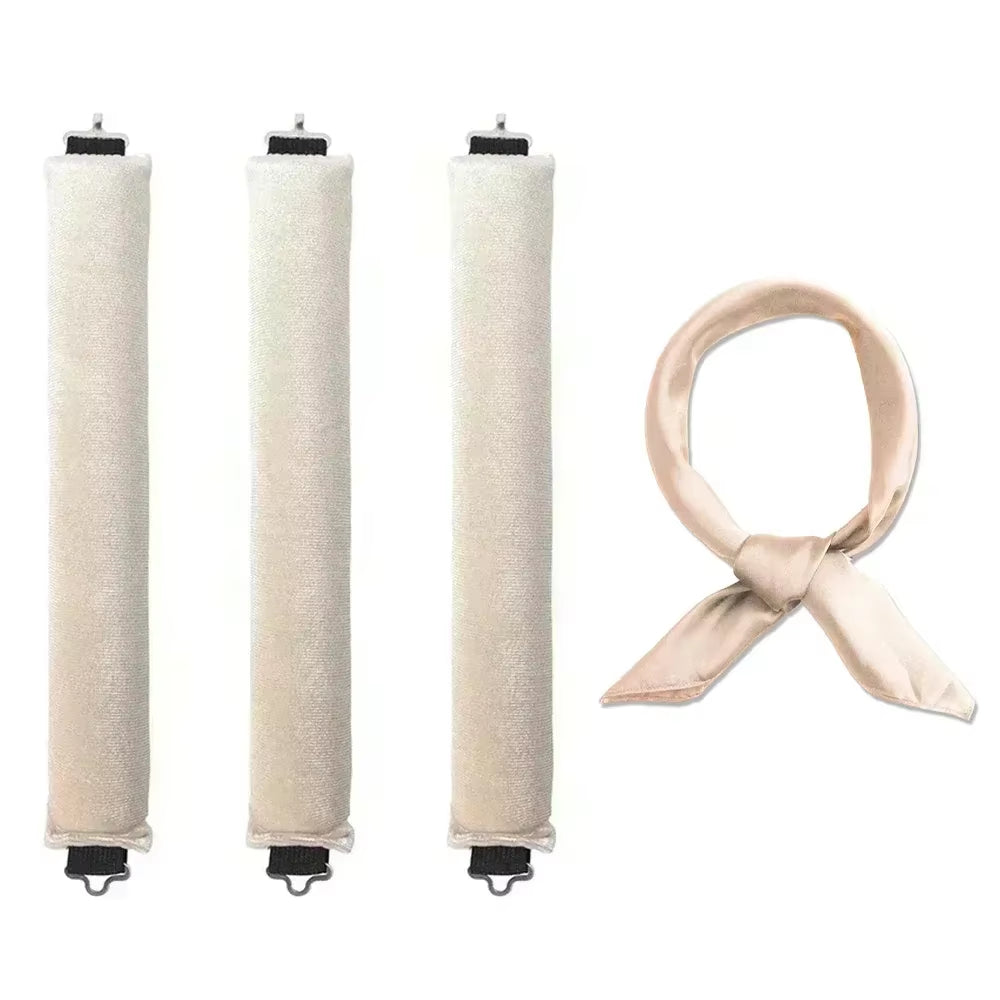 Heatless Hair Curler - Soft Curling Rod Headband for Effortless Styling with Flexi Rods and Hook
