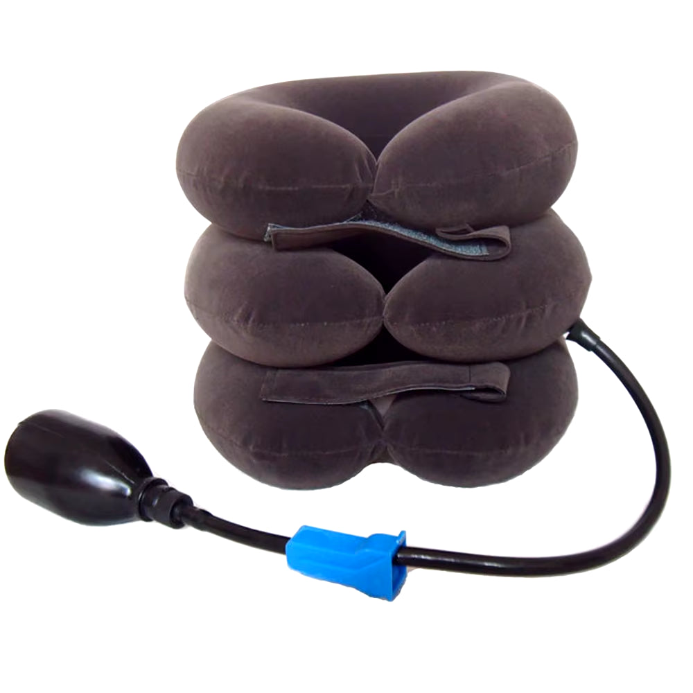 Inflatable Cervical Traction Device for Home Use - Neck Support Collar for Physiotherapy and Spondylosis Relief