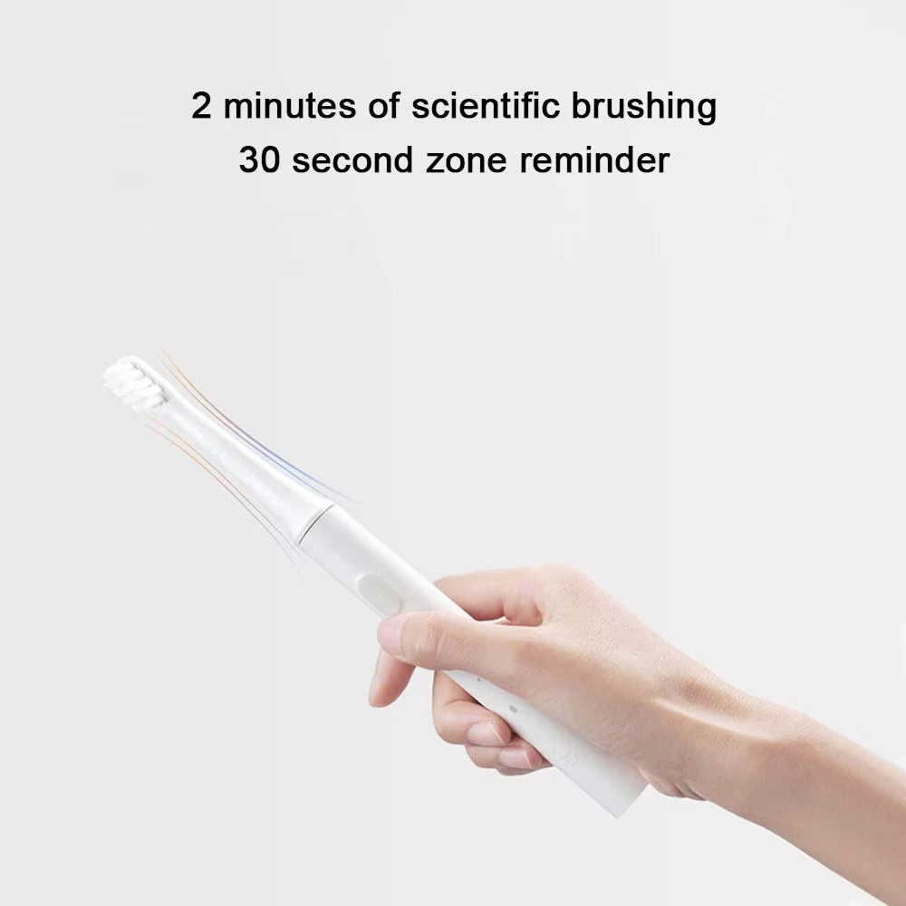 Mijia T100 Sonic Electric Toothbrush - Cordless, USB Rechargeable, Waterproof, Ultrasonic Automatic Design