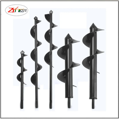 Drillforce Spiral Drill Bit for Garden Planters - Hex Shaft Auger Tool for Flower Bulb and Post Hole Digging