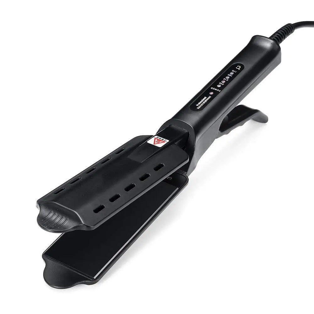 Dual-Function Hair Straightener and Curler with Constant Temperature Control and Four Heat Settings