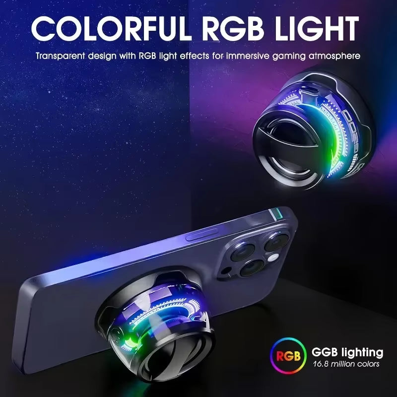 Portable Bluetooth Speaker G200 with RGB Lighting, Magnetic Design, BT5.3 Connectivity, Mini Sound Box, 7 Hours Playback, and Phone Holder
