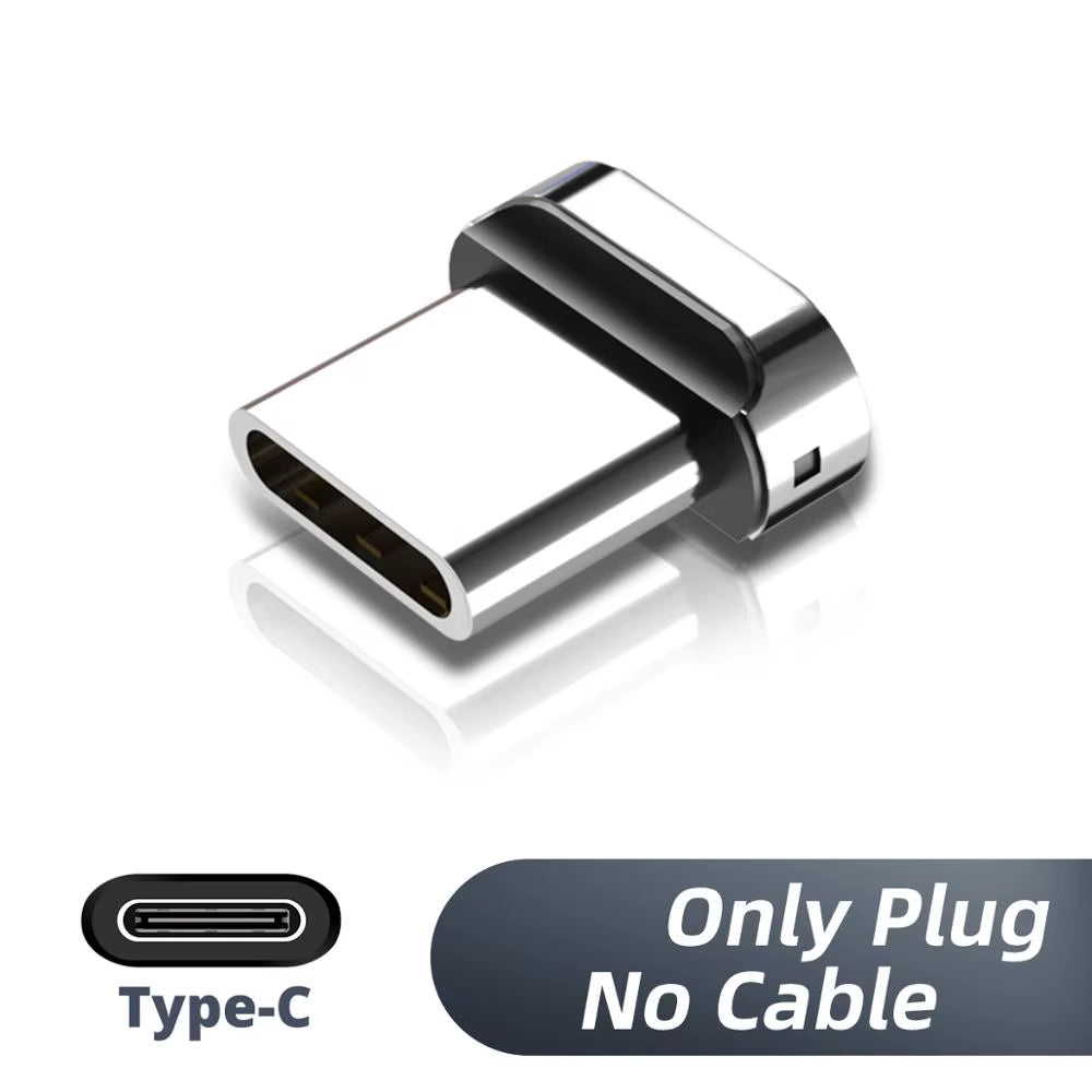 3A USB Magnetic Phone Charger and Data Cable - Fast Charging Type C and Micro USB Magnetic Charging Wire