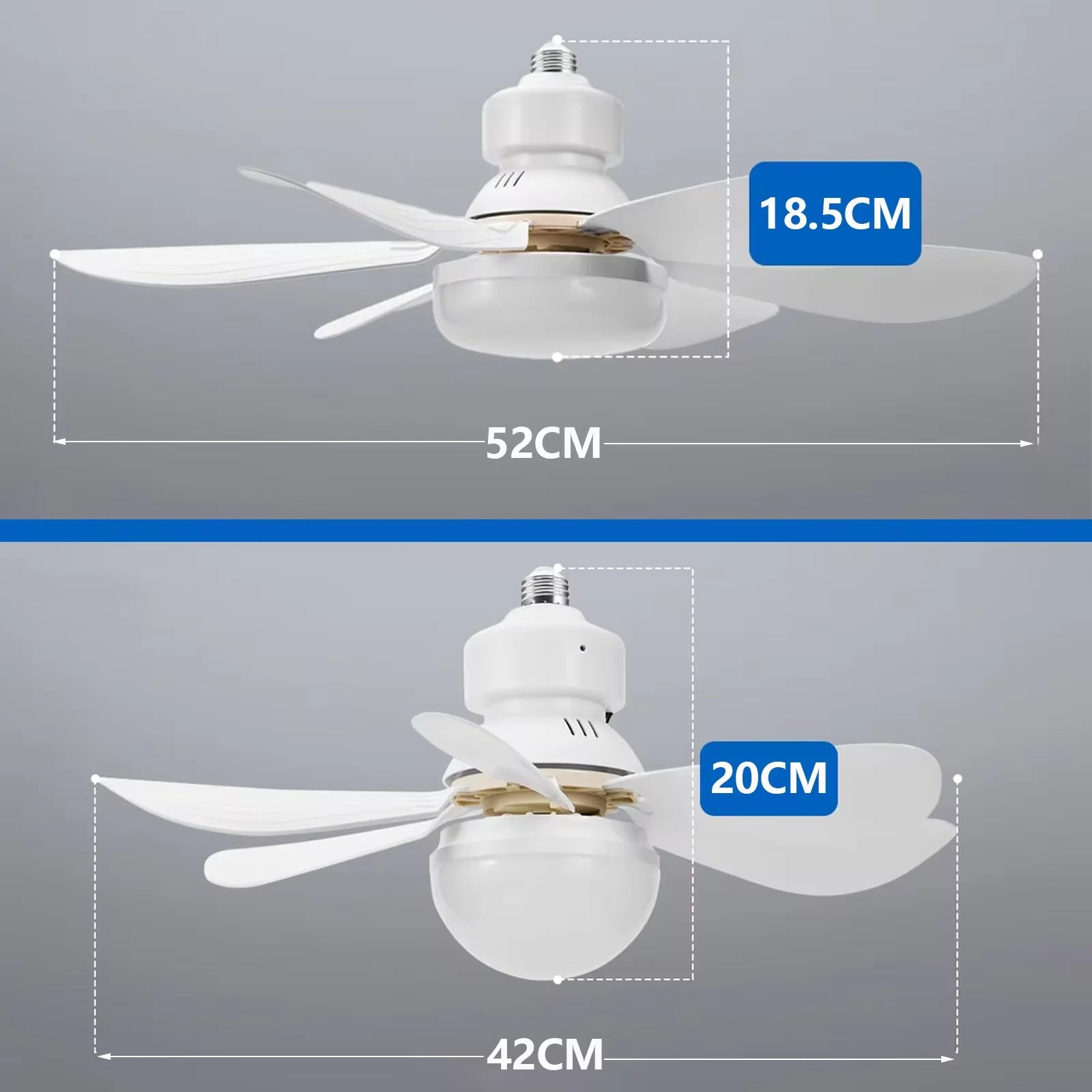 30W LED Ceiling Fan Light with Remote Control and Dimming Function, Ideal for Living Room and Study, 85-265V