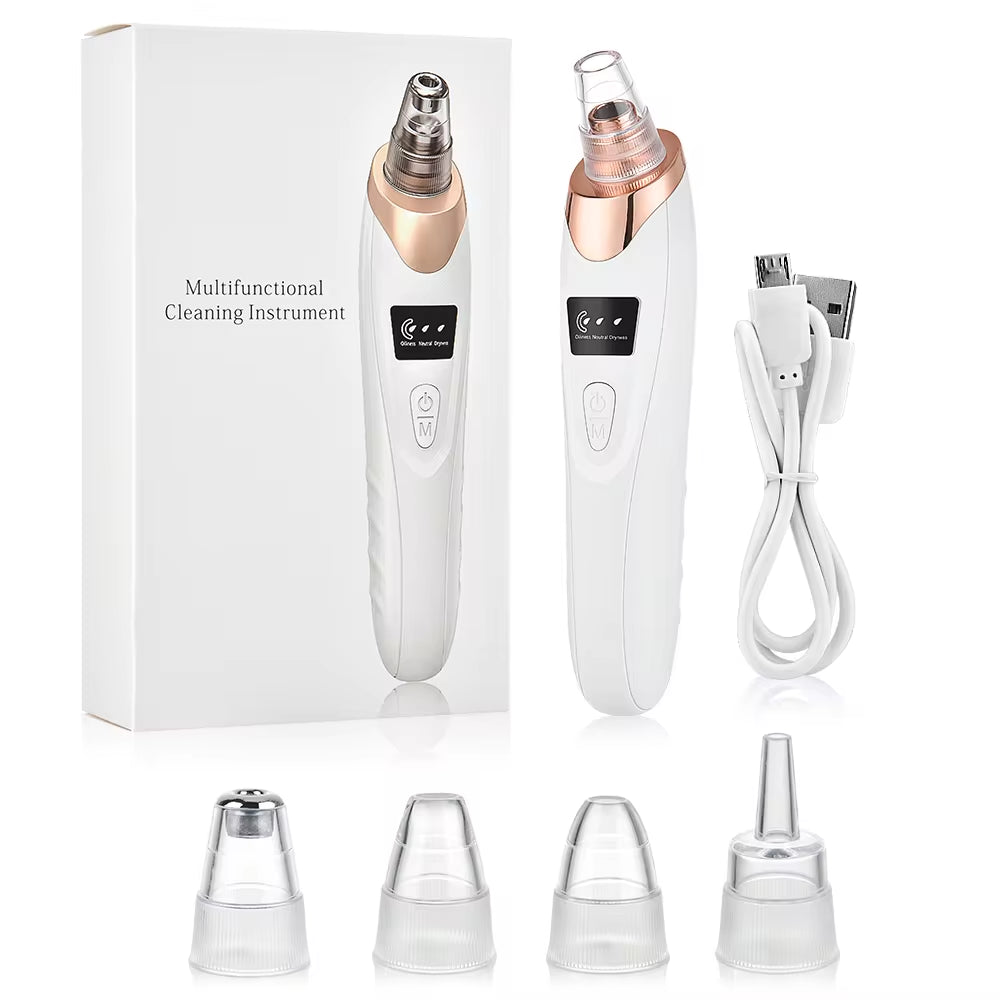 Electric Blackhead Remover Vacuum - Deep Cleansing Pore Cleaner for Facial Skin Care