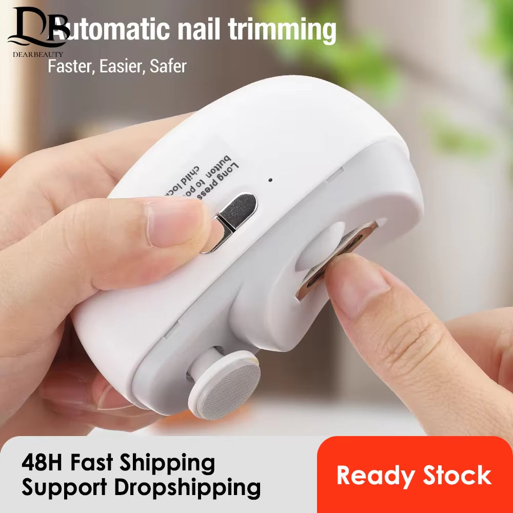 Multifunctional Electric Nail Clipper and Grinder - Portable Automatic Manicure Tool for Grinding and Polishing