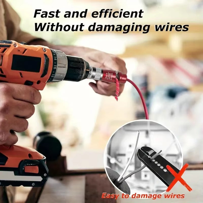 Electric Wire Stripper - High-Speed Wire Stripping Tool for Power Drill Drivers