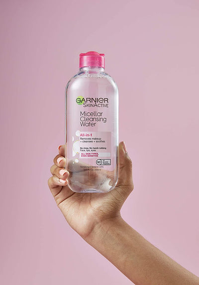 Micellar Water Hydrating Facial Cleanser and Makeup Remover for Sensitive Skin, Vegan and Cruelty-Free, 13.5 Fl Oz (400 mL) - CommunityRateLLC
