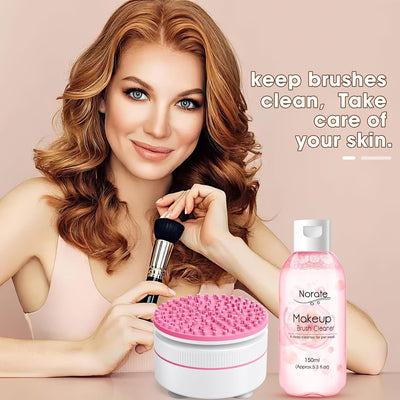 Makeup Brush Cleaner, Make up Brush Cleansers Solution, Makeup Cleaner for Makeup Brushes, Beauty Sponge, Powder Puff, Deep Clean Brush Shampoo, Gentle Formula & Cruelty Free 5.3 FL.OZ