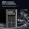 6000mAh Wireless Portable Car Air Compressor - 150 PSI Digital Inflator for Balls, Motorcycles, Bicycles, Boats, and Tires