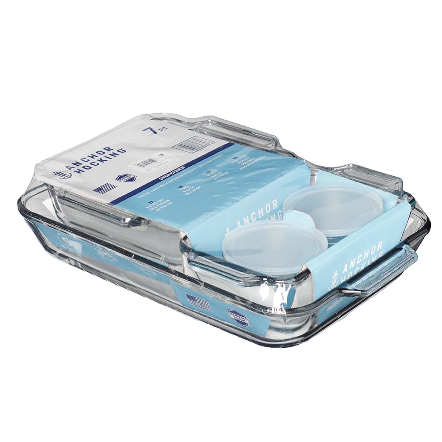 Glass Baking Dish Set, 7 Piece Glass Bakeware Set - CommunityRateLLC