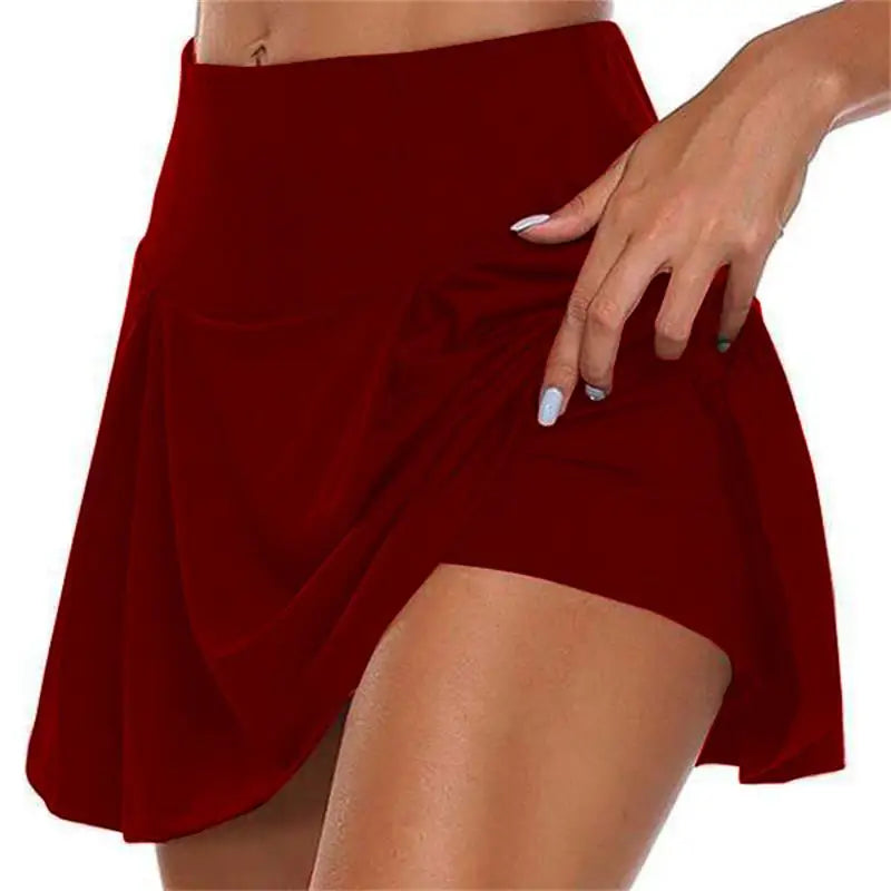 Women's High Waist Breathable Sport Shorts Skirts for Summer Running and Outdoor Activities