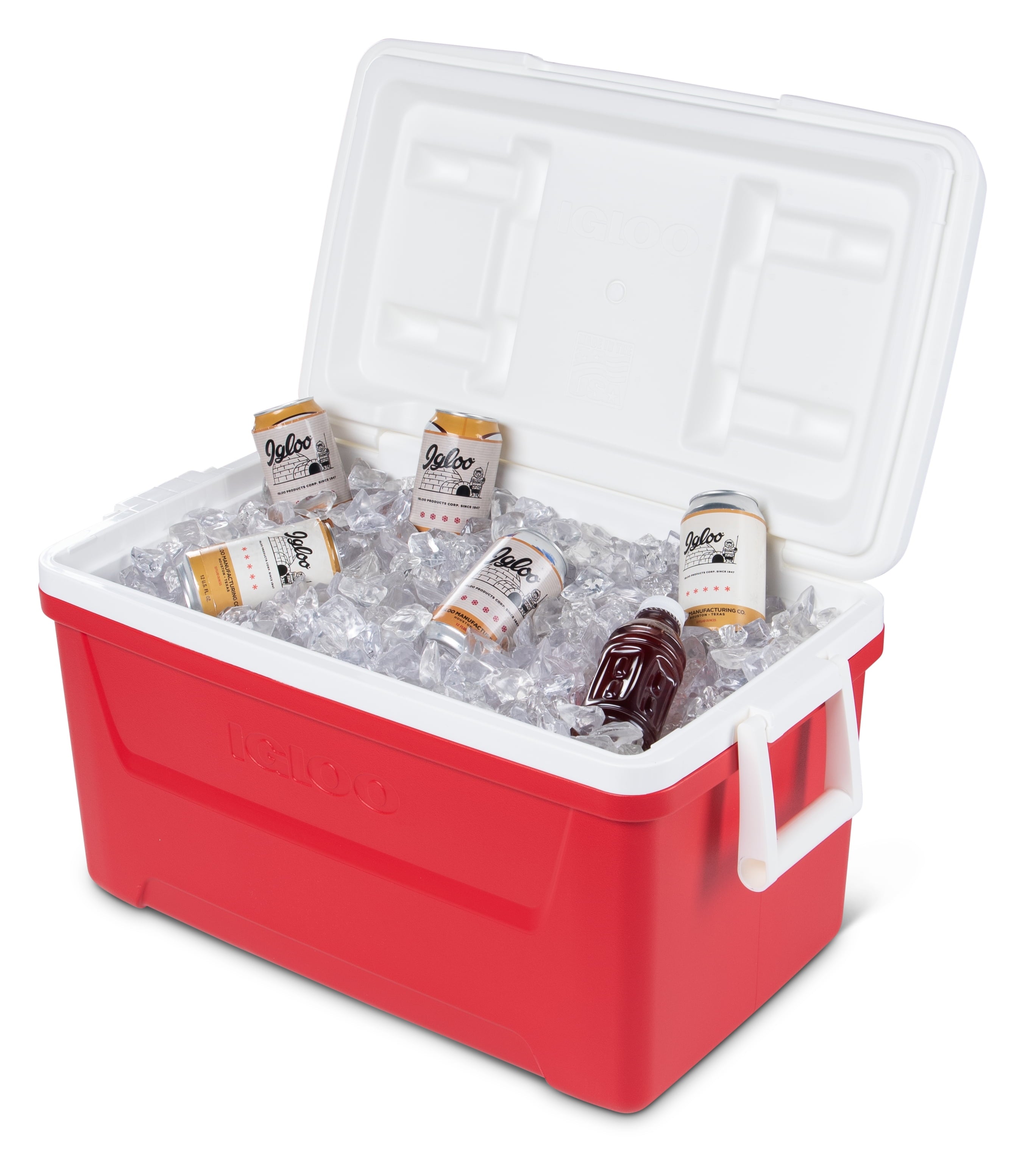 48 QT Laguna Ice Chest Cooler, Red - CommunityRateLLC