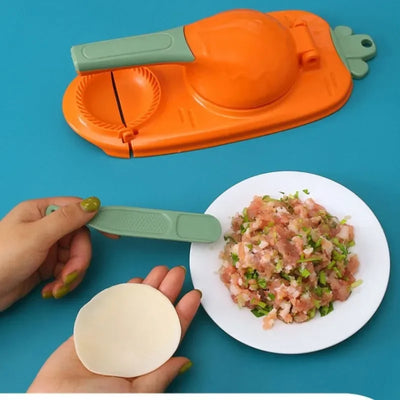 Dumpling Maker Tool - Manual Dough Press for Perfect Wrappers - Kitchen Essential Accessory