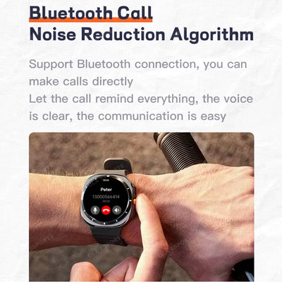 Galaxy Watch 7 Ultra Smart Bracelet for Men - GPS Tracker, NFC, HD Touch Screen, Bluetooth Calling, Health Monitoring Smartwatch for Samsung