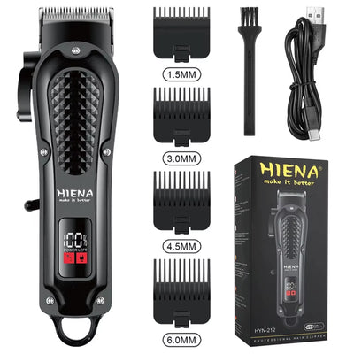 HYN-212 Rechargeable Cordless Electric Hair Clipper and Beard Trimmer for Men