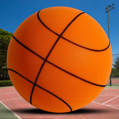 Indoor Silent Foam Basketball - 24/18cm Soft Bounce Ball for Children’s Sports and Play