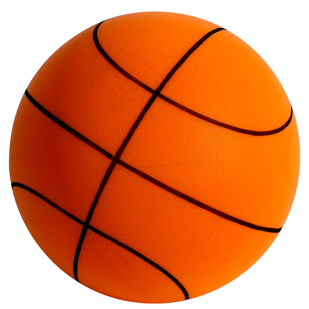Indoor Silent Foam Basketball - 24/18cm Soft Bounce Ball for Children’s Sports and Play