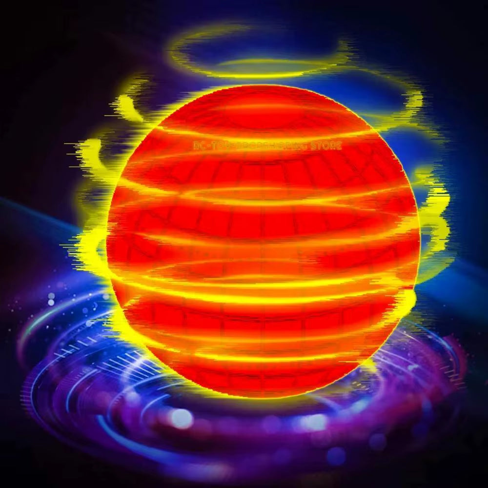 LED Hover Ball Drone with Boomerang Functionality - Flying Spinner Toy for Children and Family Gifts