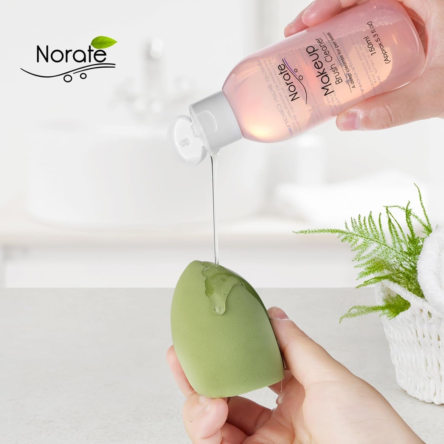 Makeup Brush Cleaner, Make up Brush Cleansers Solution, Makeup Cleaner for Makeup Brushes, Beauty Sponge, Powder Puff, Deep Clean Brush Shampoo, Gentle Formula & Cruelty Free 5.3 FL.OZ