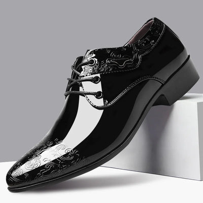 Men's Luxury Leather Oxford Shoes - Breathable Formal Dress Footwear for Office and Weddings