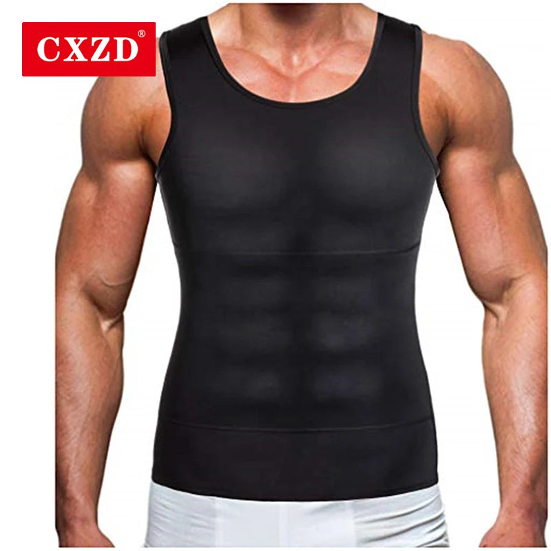 Men's Slimming Vest - Body Shaper Waist Cincher Corset for Tummy Control and Shaping