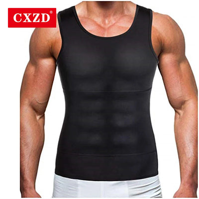 Men's Slimming Vest - Body Shaper Waist Cincher Corset for Tummy Control and Shaping