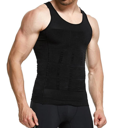 Men's Slimming Vest - Body Shaper Waist Cincher Corset for Tummy Control and Shaping