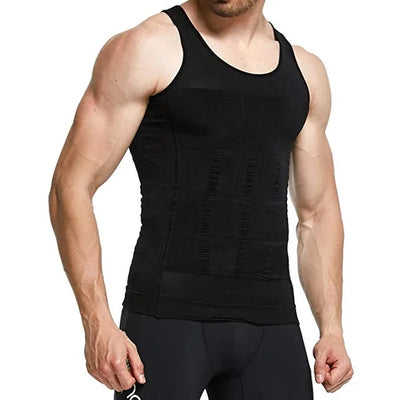 Men's Slimming Vest - Body Shaper Waist Cincher Corset for Tummy Control and Shaping