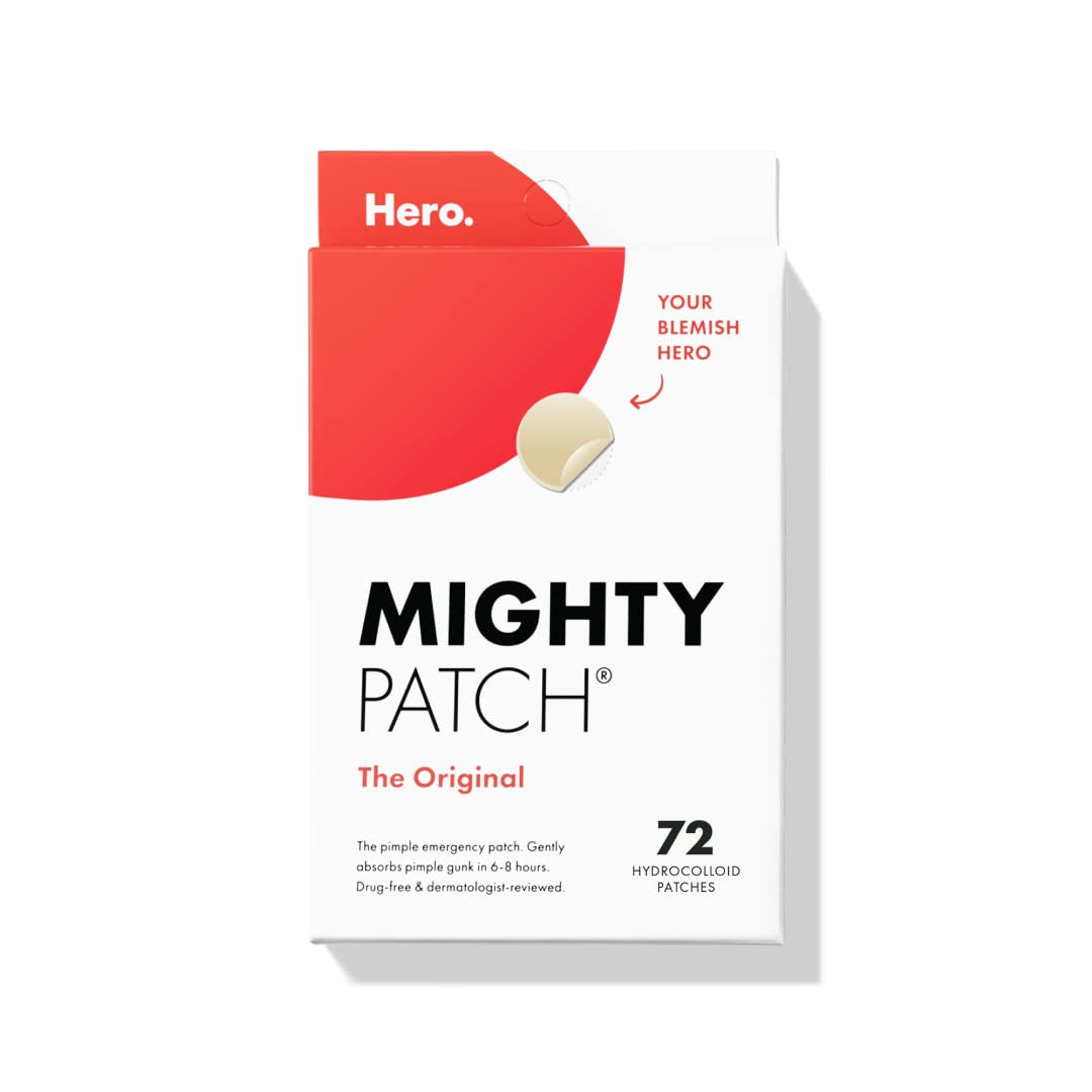 Mighty Patch™ Original - Hydrocolloid Acne Treatment Patches for Zits and Blemishes (72 Count)