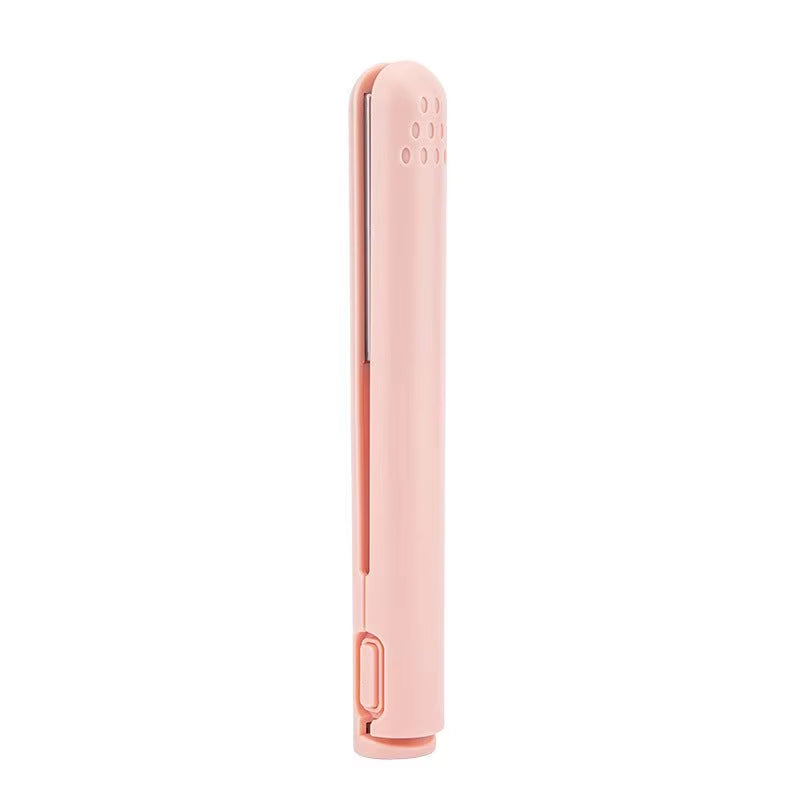 Mini Dual-Purpose USB Curling Iron and Straightener
