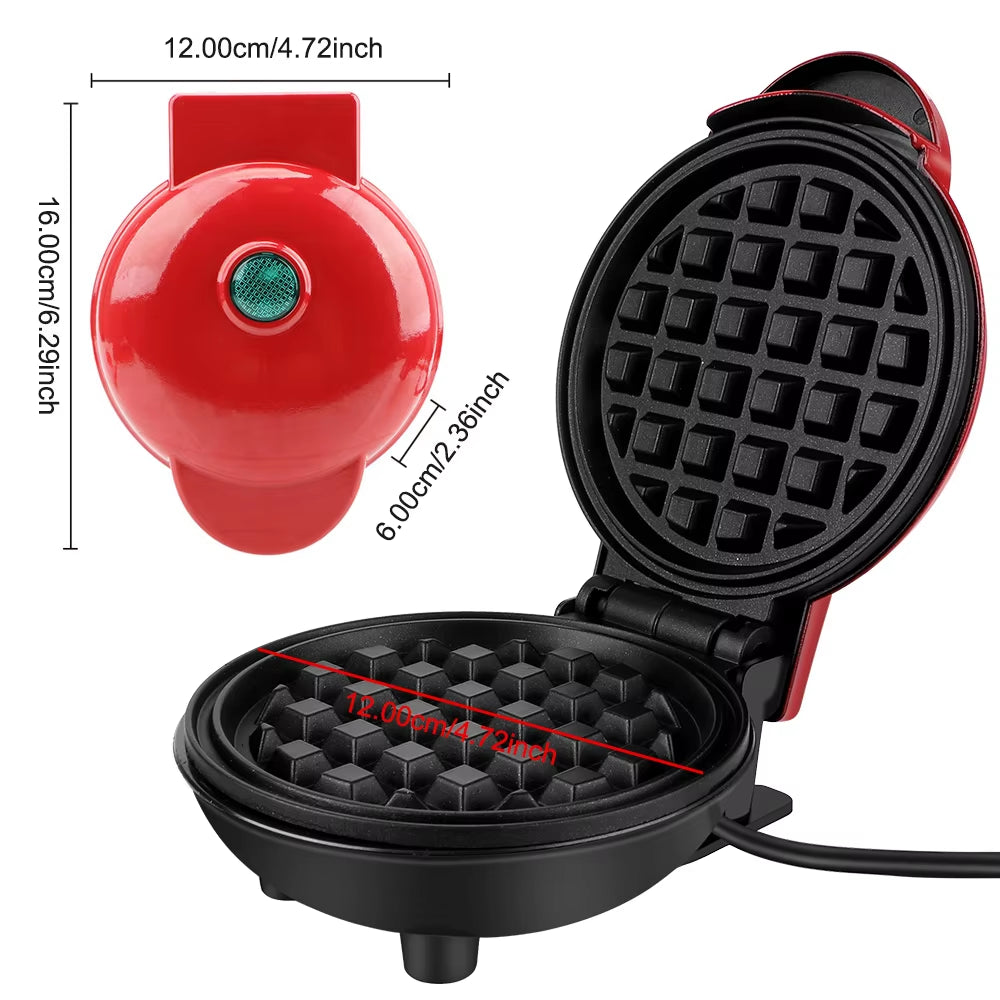 Mini Electric Egg Cake and Waffle Maker - Pan Eggette Machine for Breakfast Treats