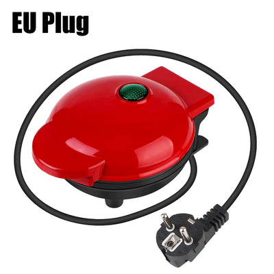 Mini Electric Waffle Maker and Egg Cake Oven with Non-Stick Molds